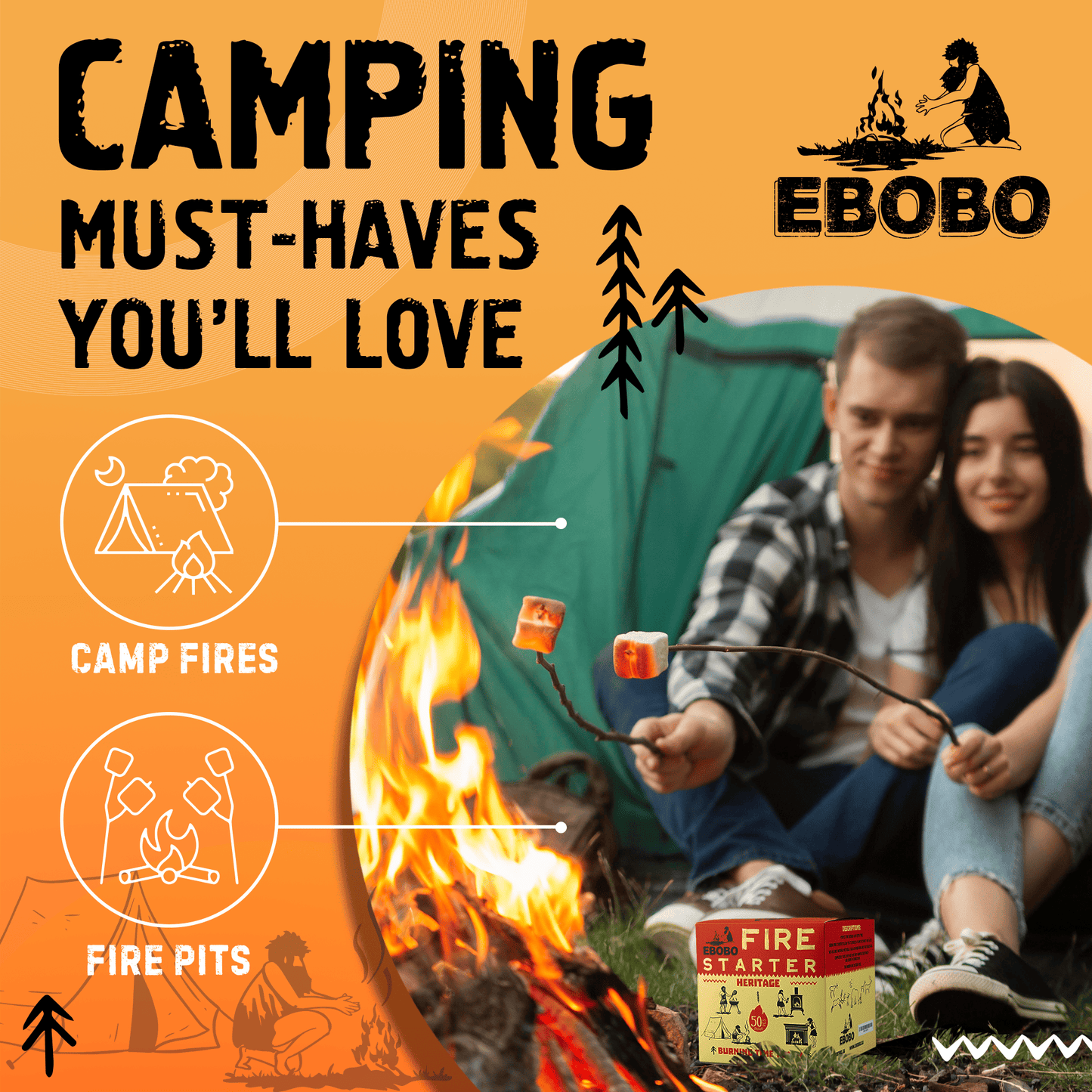 Wood Wool Fire Starter – 50 pcs