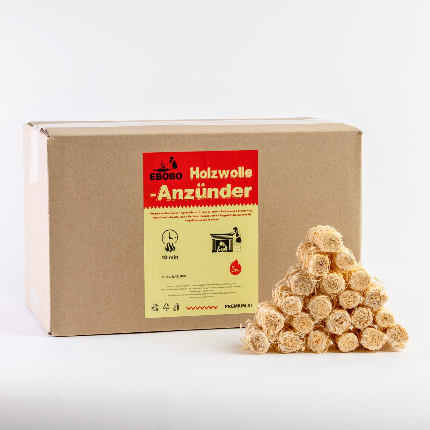 Wood Wool Fire Starter – (5 kg) 400 pcs