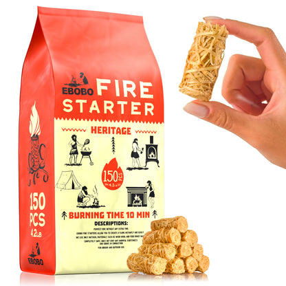 Wood Wool Fire Starter – 150 pcs